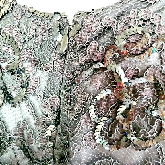 Custom Tailored Black Evening Gown - Picture 12 of 15